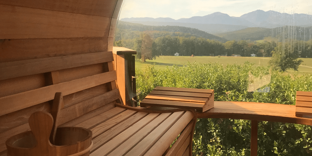 Le sauna du Camping de La Besse en Ariège